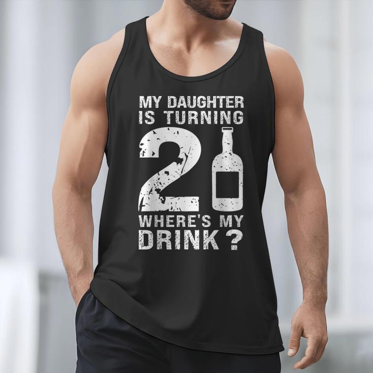 21st Birthday Dad Mom 21 Year Old My Daughter Squad Men Tank Top