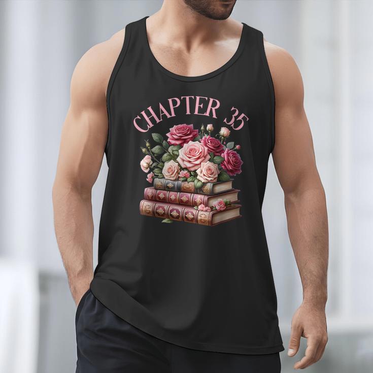 35th Birthday Chapter 35 Birthday Shirt Women Book Lover Men Tank Top