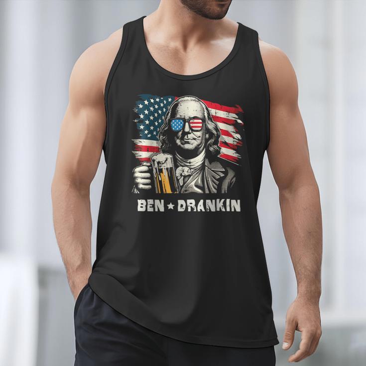 4th Of July Franklin Ben Drankin American Dad Men Women Men Tank Top