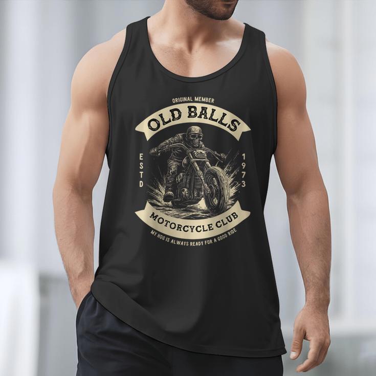 50th Birthday Vintage Motorcycle For Biker Dad Men Tank Top