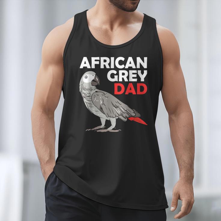 African Grey Parrot Dad Congo Bird Father Men Tank Top