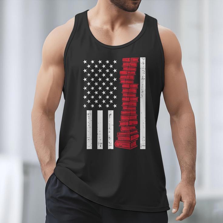 America Flag Read Book Reading Librarian Men Women Kids Men Tank Top America Flag Read Book Reading Librarian Men Women Kids Men Tank Top