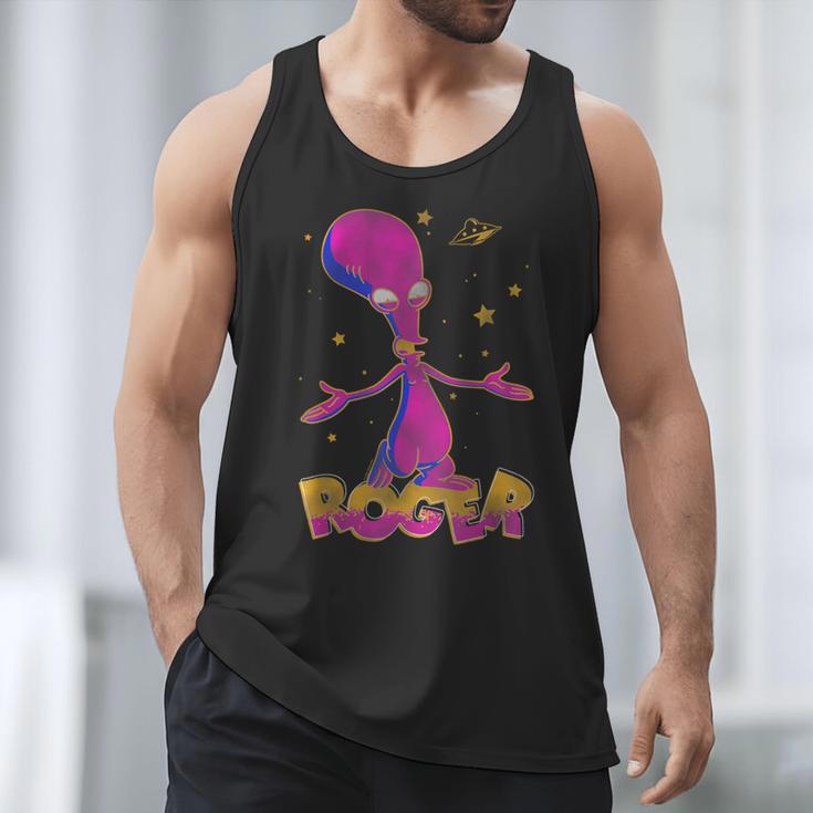 American Dad Outer Space Roger Cartoon Men Tank Top