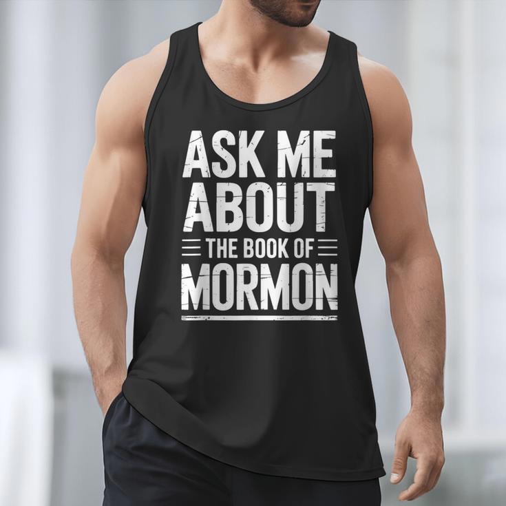 Ask Me About The Book Of Mormon Men Tank Top