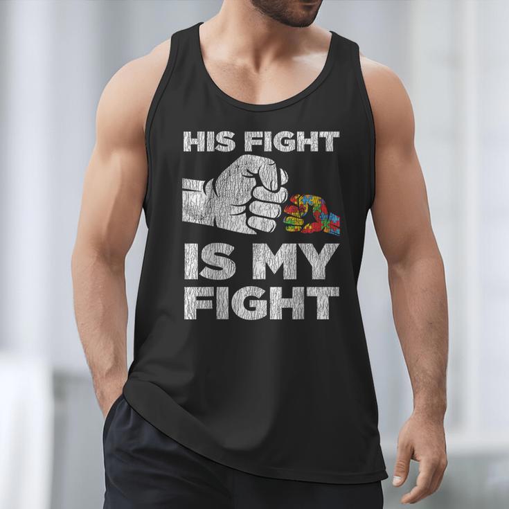 Autism Awareness Mom Dad Parents Autistic Kids Awareness Small Men Tank Top