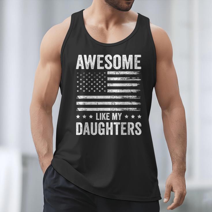 Awesome Like My Daughters Men Fathers Day Dad Men Tank Top