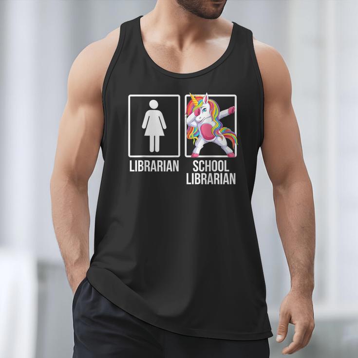 Back To School Library Unicorn Book Lover School Librarian Men Tank Top Back To School Library Unicorn Book Lover School Librarian Men Tank Top