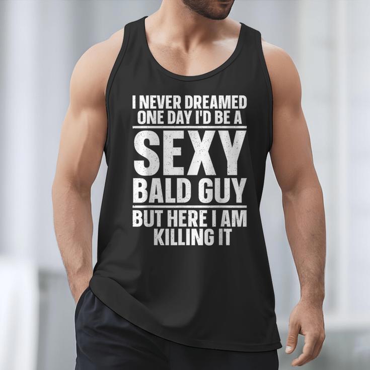 Bald Guy Art For Men Dad Sexy Bald People Bald Man Men Tank Top Bald Guy Art For Men Dad Sexy Bald People Bald Man Men Tank Top