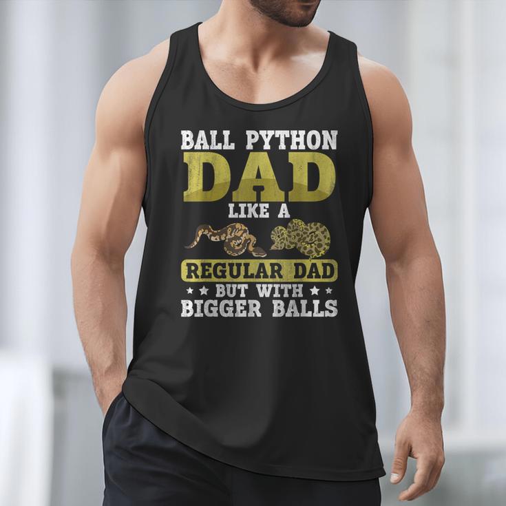 Ball Python Dad With Bigger Balls Snake Ball Python Men Tank Top