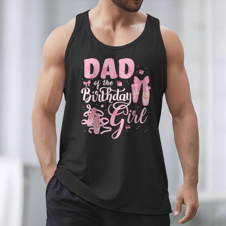 Ballerina Bday Dance Dad Of The Birthday Girl Ballet Dancer Men Tank Top