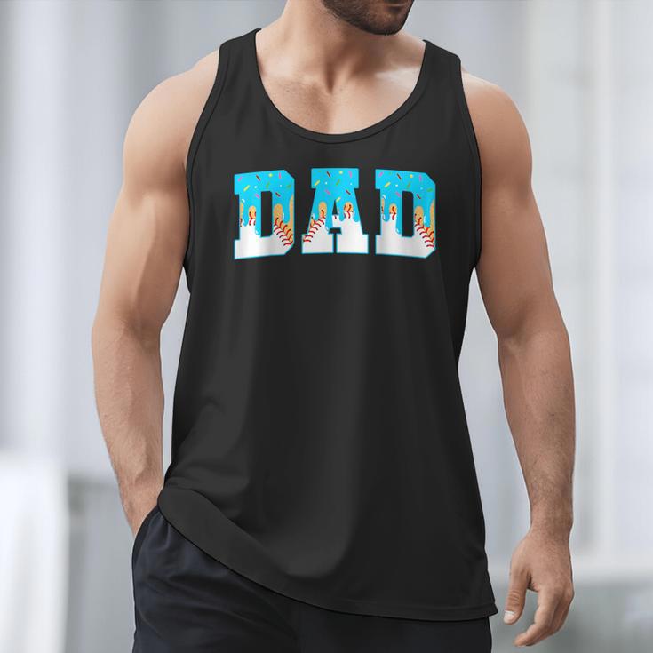 Baseball Dad Ice Cream Drip Happy Fathers Day Men Tank Top
