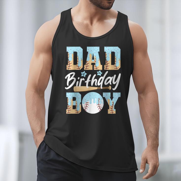 Baseball Ice Cream Drip Dad Of The Birthday Boy Baseball Men Tank Top