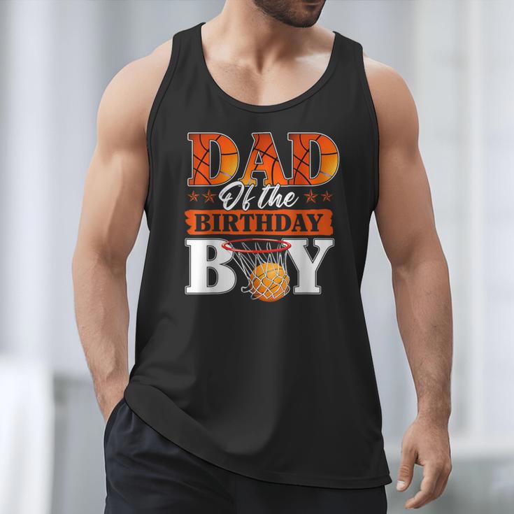 Basketball DAD Of The Birthday Boy Family Matching Men Tank Top Basketball DAD Of The Birthday Boy Family Matching Men Tank Top