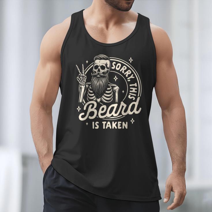 Bearded Dad Daddy Father’s Day Sorry This Beard Is Taken Men Tank Top