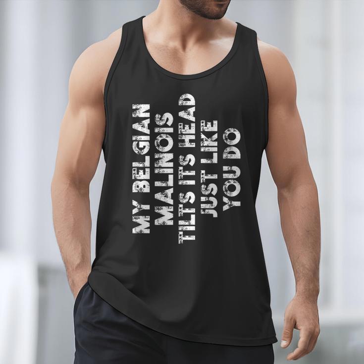 Belgian Malinois Mom Dad Dog Lover Women Men Kids Men Tank Top
