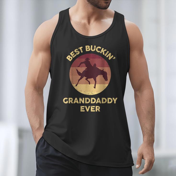 Best Buckin' Granddaddy Western Rodeo Cowboy Bucking Horse Men Tank Top