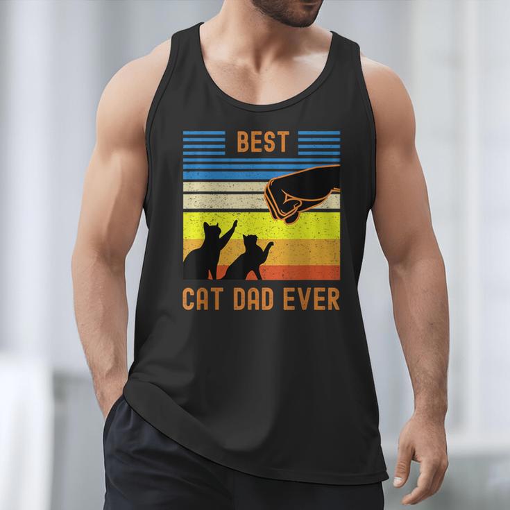 Best Cat Dad Ever Fist Bump For Fur Daddies Men Women Girls Kids Men Tank Top
