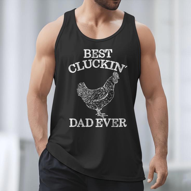 Best Cluckin' Dad Ever Father's Day Chicken Farm Shirt Men Tank Top