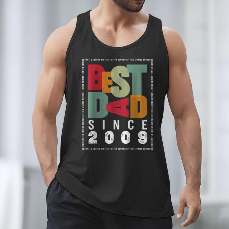 Best Dad Since 2009 Fathers Day Retro Vintage Men Tank Top
