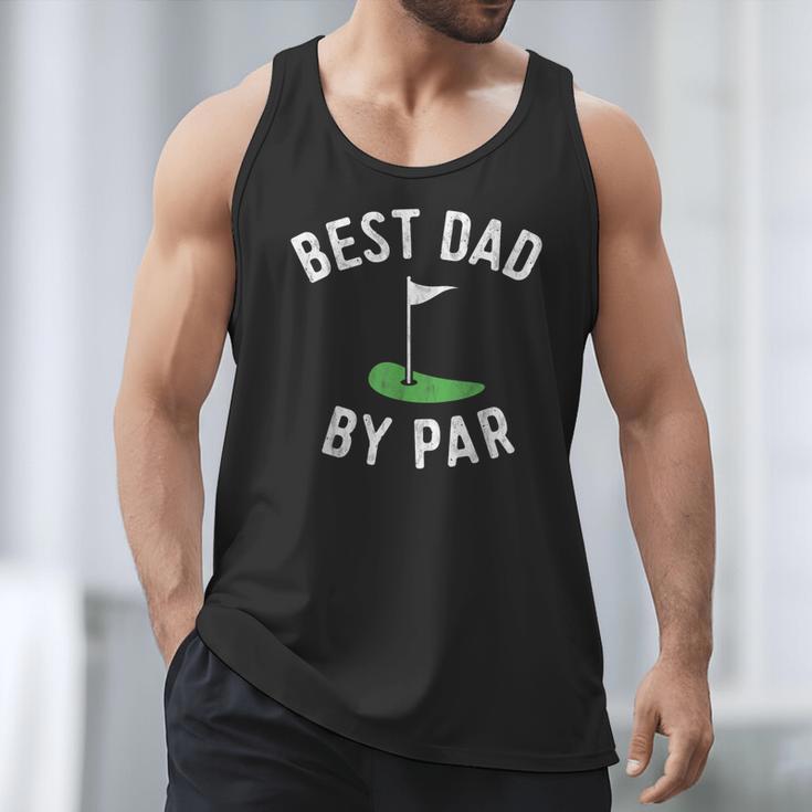Best Dad By Par Golf Shirt Father's Day Daddy Men Tank Top