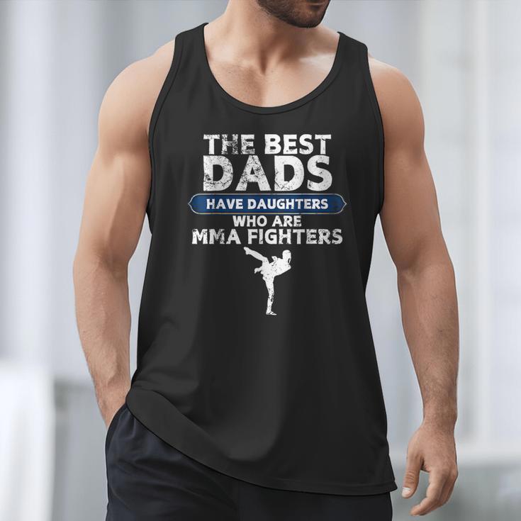 The Best Dads Have Daughters Who Are Mma Fighters Vintage Men Tank Top