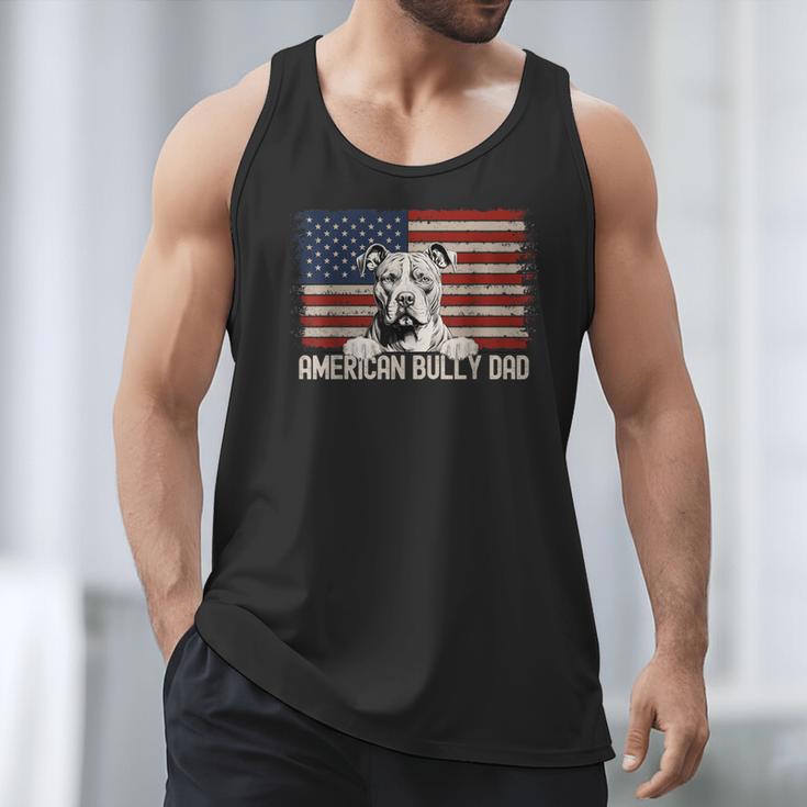 Best Dog Dad Ever American Flag American Bully Dad Men Tank Top Best Dog Dad Ever American Flag American Bully Dad Men Tank Top