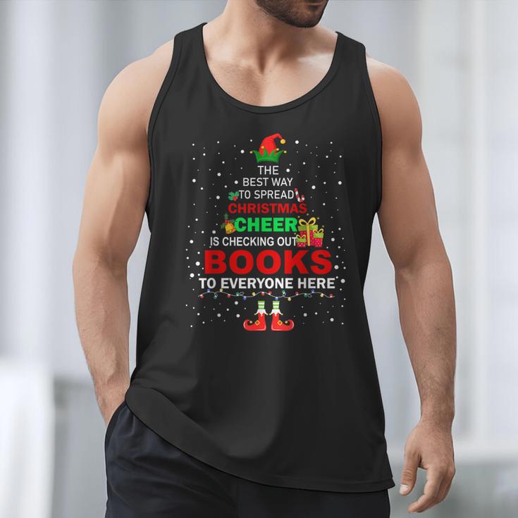 The Best Way To Spread Christmas Cheer Is Checking Out Books Men Tank Top The Best Way To Spread Christmas Cheer Is Checking Out Books Men Tank Top