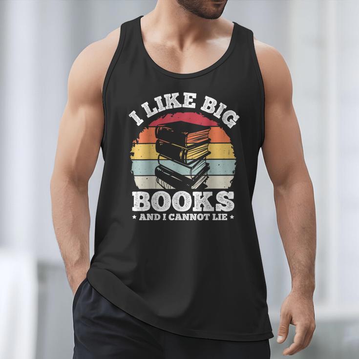 I LIKE BIG BOOKS AND I CANNOT LIE Book Lover Print Men Tank Top