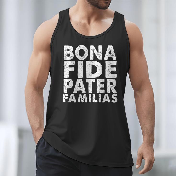 Bona Fide Pater Familias Best Dad Father's Day Shirt Men Tank Top