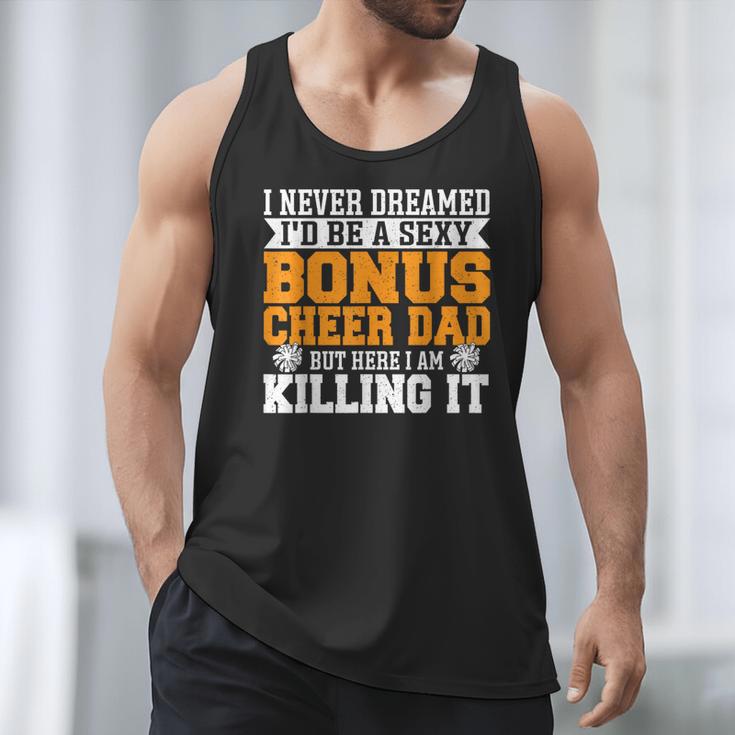 Bonus Cheer Dad Cheer Step Dad Men Tank Top