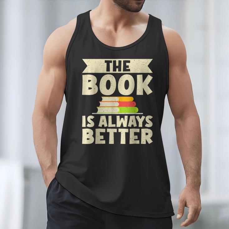 The Book Is Always Better Thriller Men Tank Top