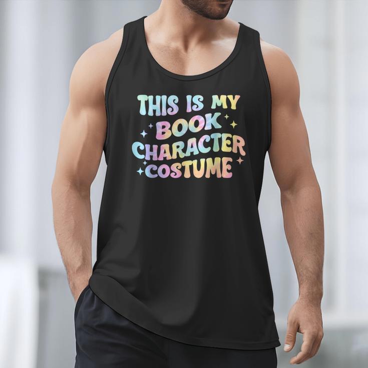 This Is My Book Character Costume Book Lover Groovy Men Tank Top