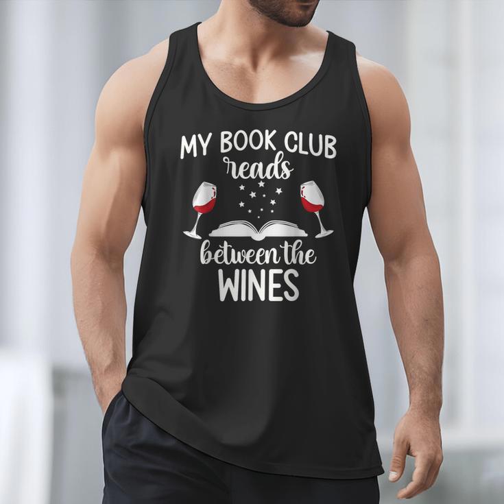 My Book Club Reads Between The Wines Bookworm Humor Men Tank Top My Book Club Reads Between The Wines Bookworm Humor Men Tank Top