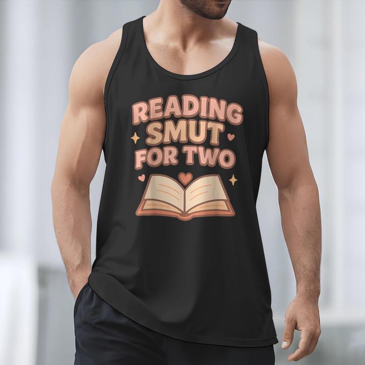 Book Lover Pregnancy Announcement Reveal Smut Men Tank Top