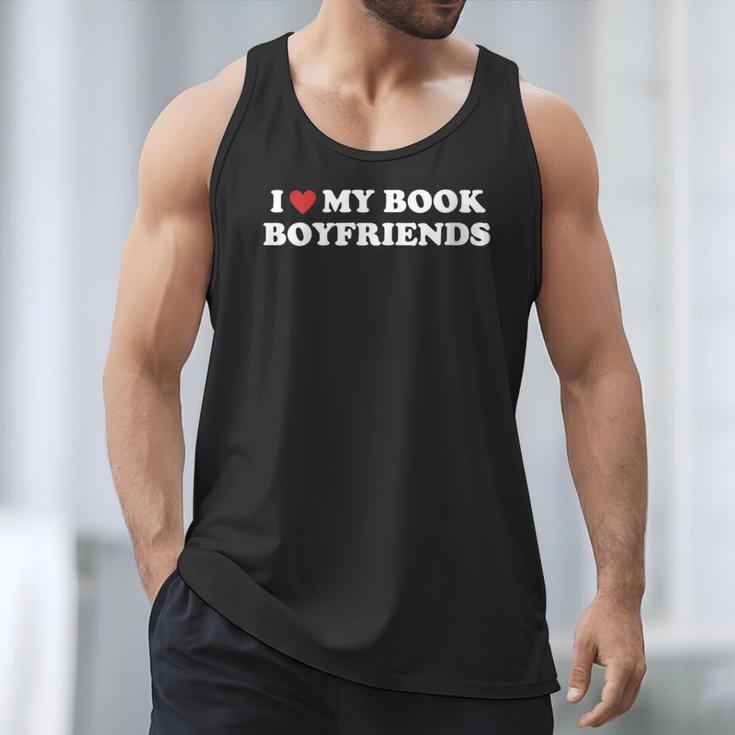 Book Lover Reading I Love My Book Boyfriends Men Tank Top