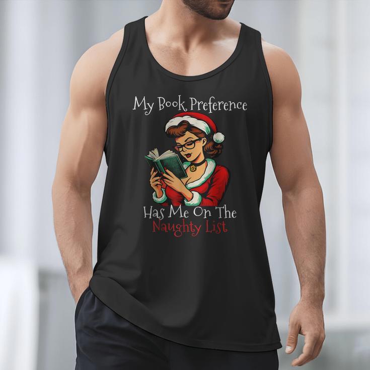My Book Preference Has Me On The Naughty List Christmas Xmas Men Tank Top My Book Preference Has Me On The Naughty List Christmas Xmas Men Tank Top