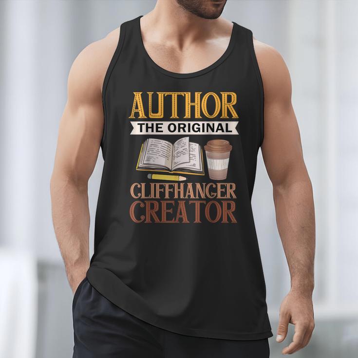 Book Writer Cliffhanger Creator Author Book Writing Novelist Men Tank Top