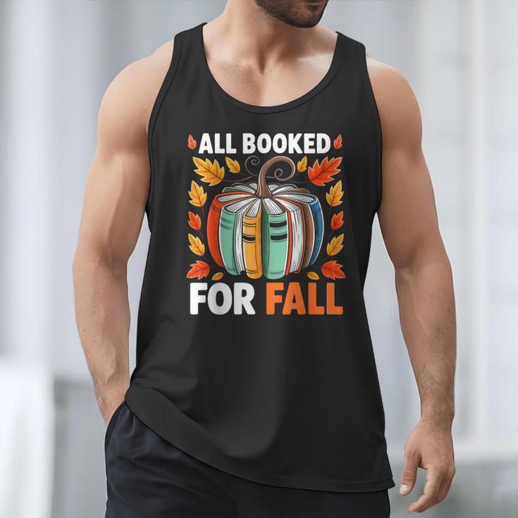 All Booked For Fall Book Pumpkin Autumn Thanksgiving Teacher Men Tank Top All Booked For Fall Book Pumpkin Autumn Thanksgiving Teacher Men Tank Top