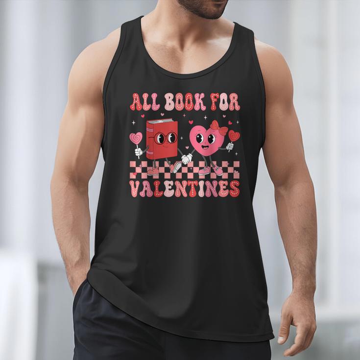 All Booked For Valentine Book Librarian Teacher Women Kids Men Tank Top