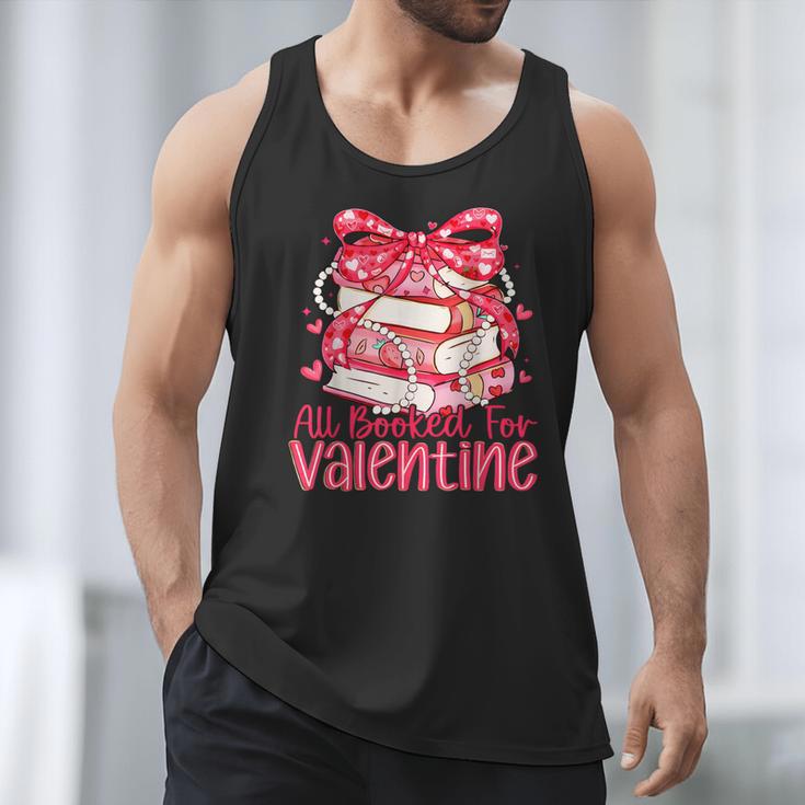 All Booked For Valentine Book Lovers Teacher Girl Women Kid Men Tank Top