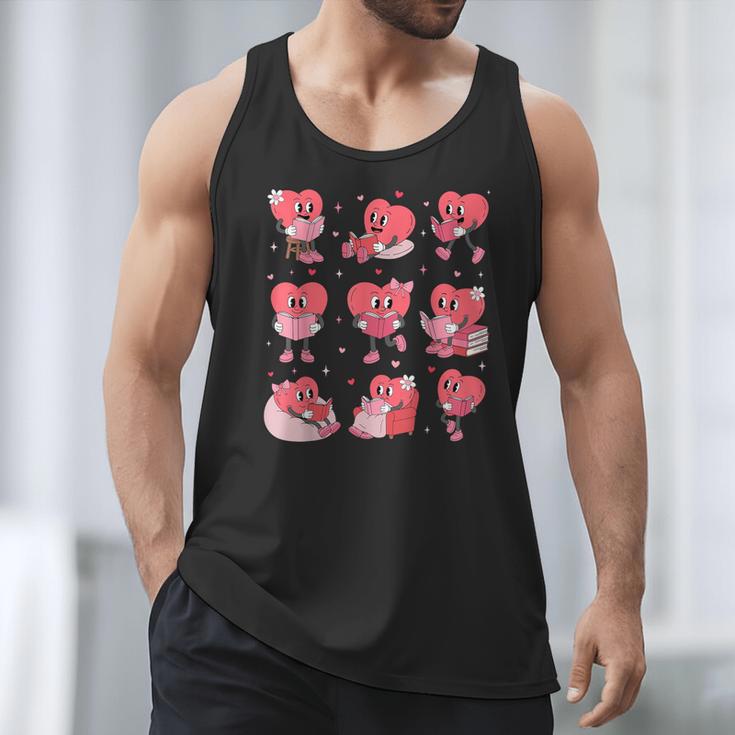All Booked For Valentine Book Teacher Kids Girls Boys Men Tank Top