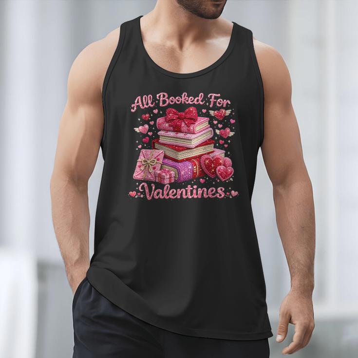 All Booked Valentine's Girly Teacher Coquette Love Men Tank Top