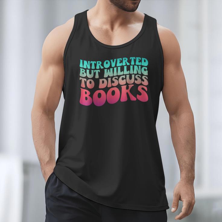 Bookish Reading Love Introverted But Willing To Discuss Book Men Tank Top Bookish Reading Love Introverted But Willing To Discuss Book Men Tank Top