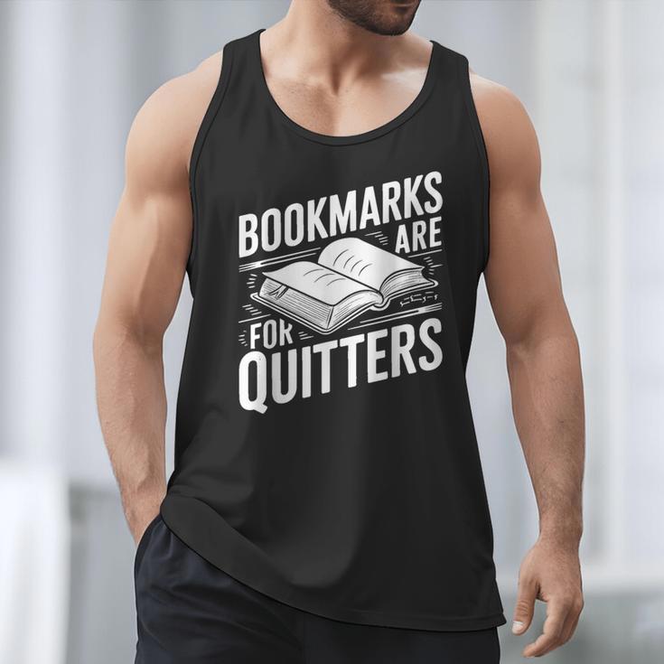 Bookmarks Quote Library Book Reader Men Tank Top