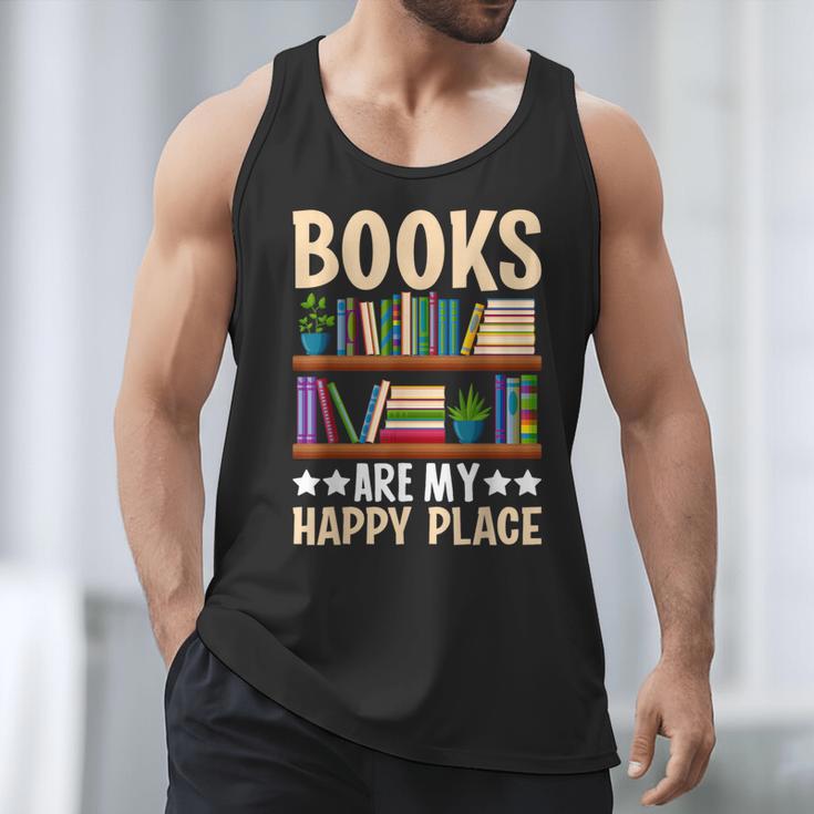 Books Are My Happy Place Men Tank Top Books Are My Happy Place Men Tank Top