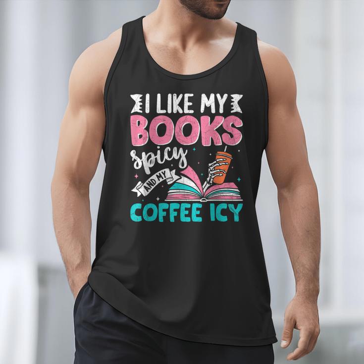 I Like My Books Spicy Coffee ICY Men Tank Top