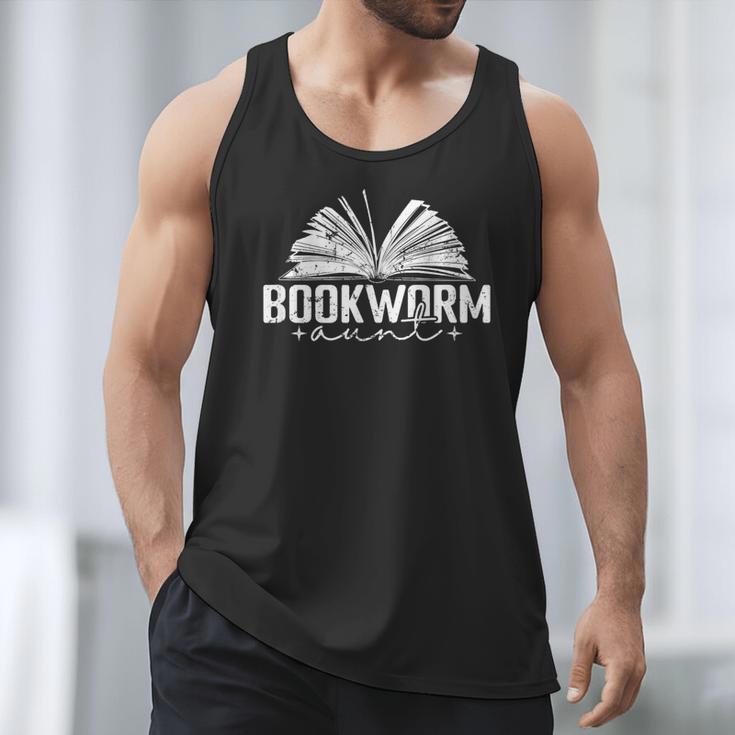 Bookworm Aunt Reading Lover Men Tank Top