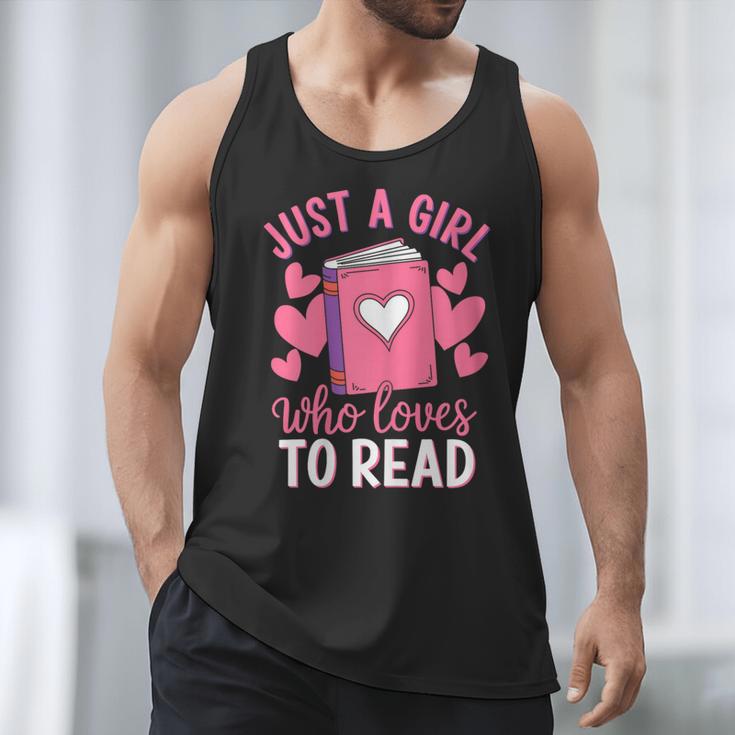 Bookworm Just A Girl Who Loves To Read Men Tank Top
