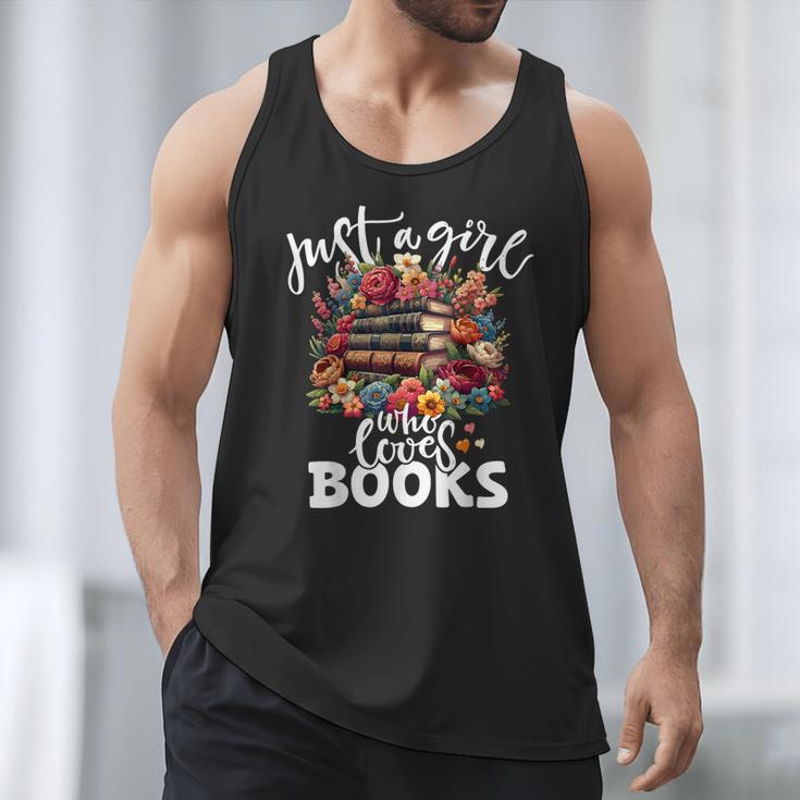 Bookworm For Women Just A Girl Who Loves Books Men Tank Top Bookworm For Women Just A Girl Who Loves Books Men Tank Top