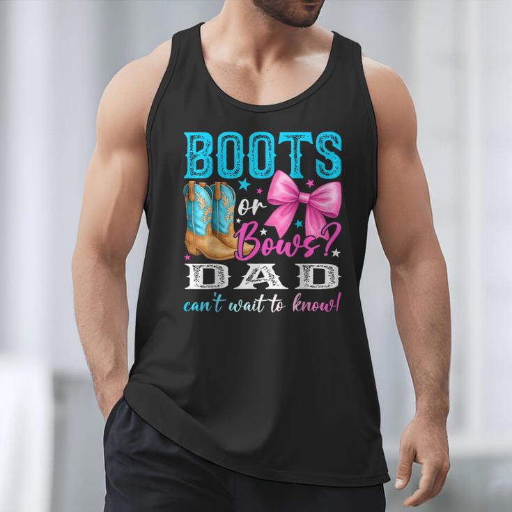 Boots Or Bows Dad Loves You Gender Reveal Party Men Tank Top